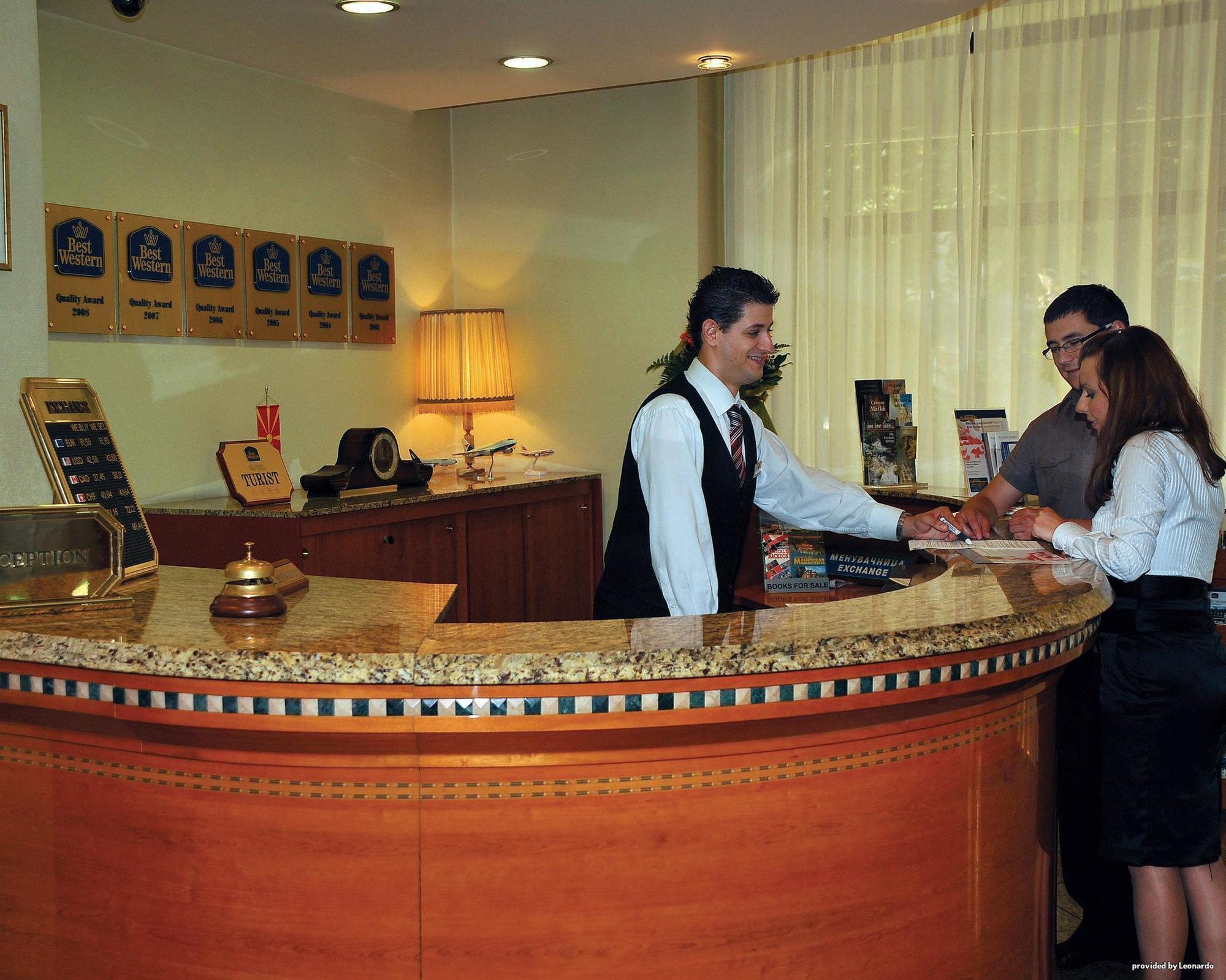 Best Western Hotel Turist Skopie Interior foto